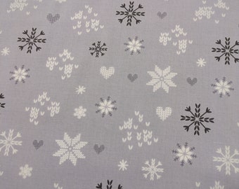 Snowflake Love Grey