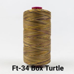 Wonderfil Frutti Variegated 12wt  400m Threats ( Browns)