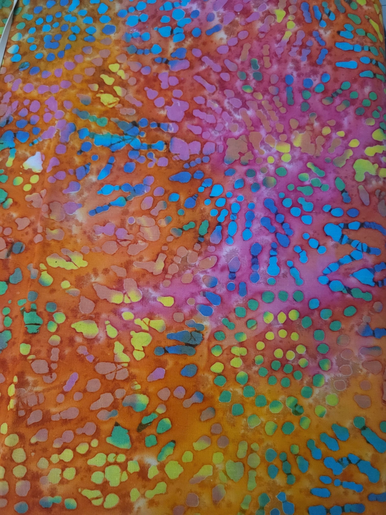 Marshalls Dry Goodspink Multi Color Batik Etsy