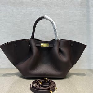 Hand-gefertigte Leder Tote Bag Große Ledertasche Leder Umhängetasche Hand-gefertigte minimalistische Ledertasche