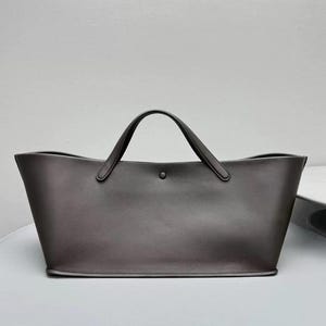 Handgefertigte Ledertasche Große Tote Pendlertasche Tragetasche Langfristige Doktrintasche