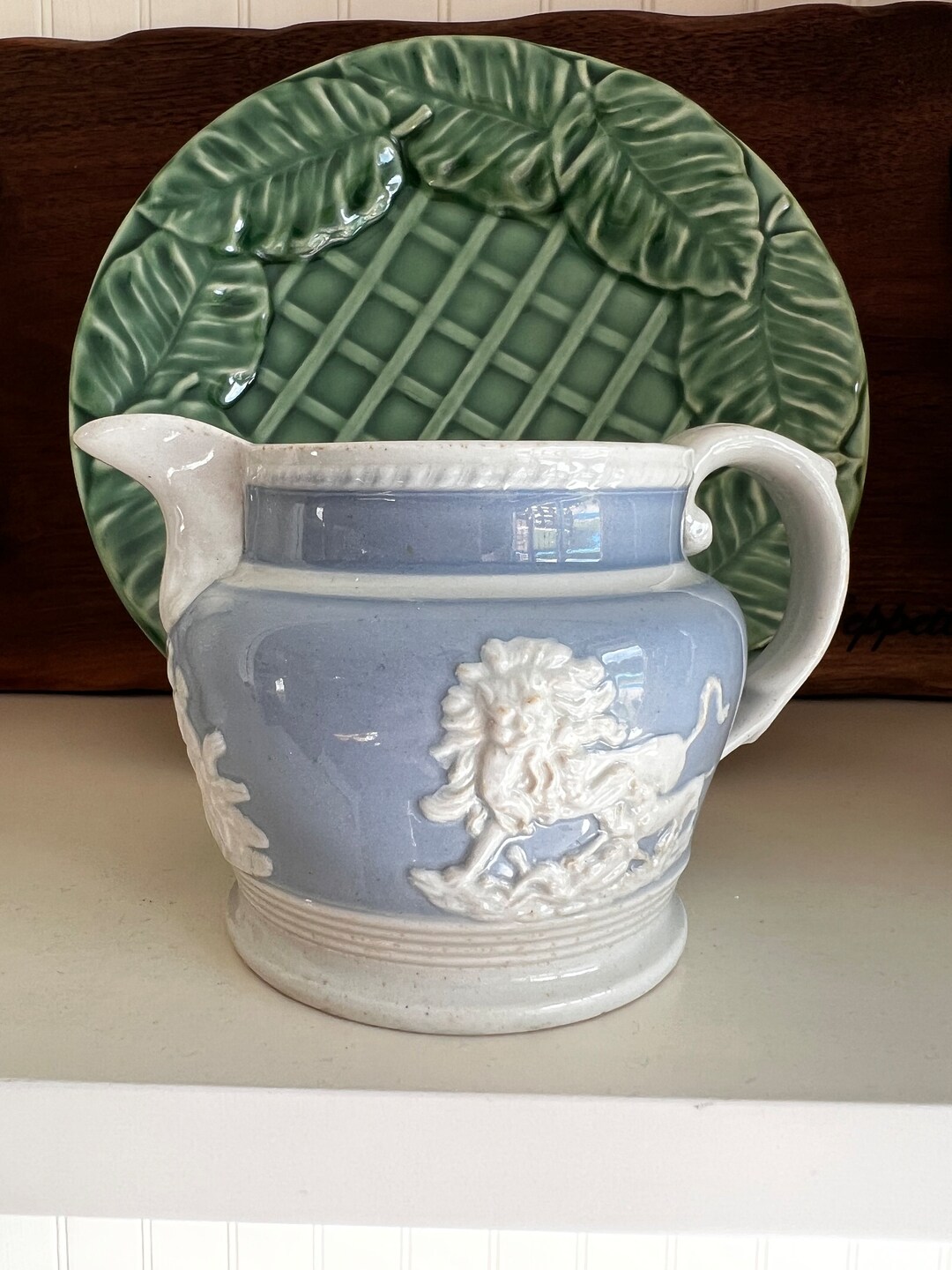 Sprigged Antique English Sprigged Creamer Jug: Wedgwood Style, Circa 1830 - Etsy