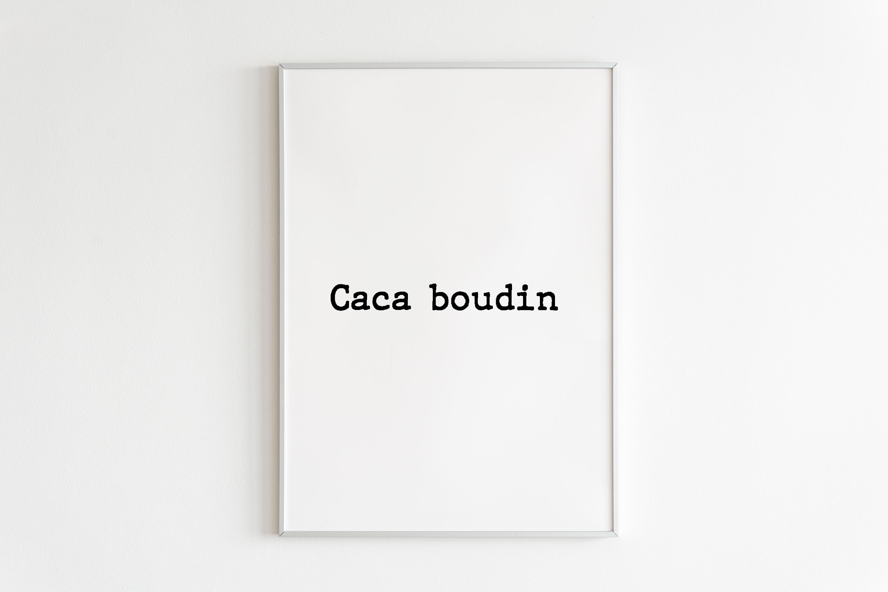 Affiche Caca Boudin