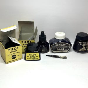 Vintage Higgins Drawing Ink Bottle - Etsy