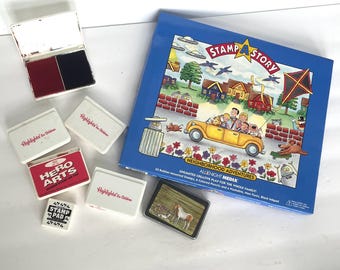 STAMP a STORY KIT Craft Supplies Scrapbooking Diy Crafts Childrens Kids Crafts Kits Stamping Ink