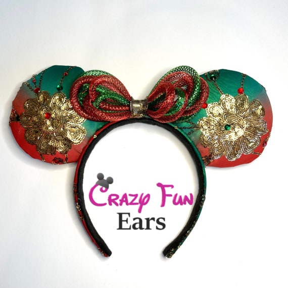 TRADITIONAL EARS Disney Headband Minnie Mickey Sequin  display picture 2
