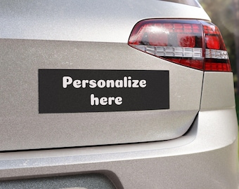Imanes personalizables para coche: calcomanías personalizadas, imanes para vehículos, pegatinas magnéticas para parachoques, accesorios y decoración para coche.