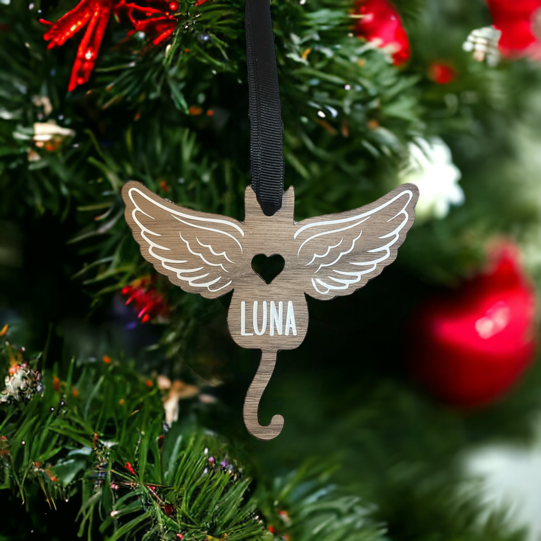 Angel cat christmas ornaments Clearance