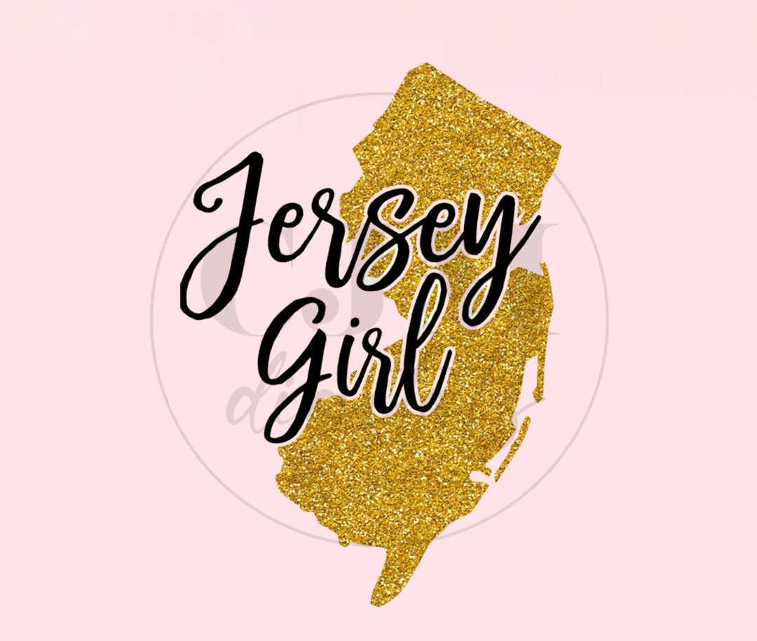 Jersey Girl PNG, Jersey Girl Sublimation Design, Jersey Girl Design