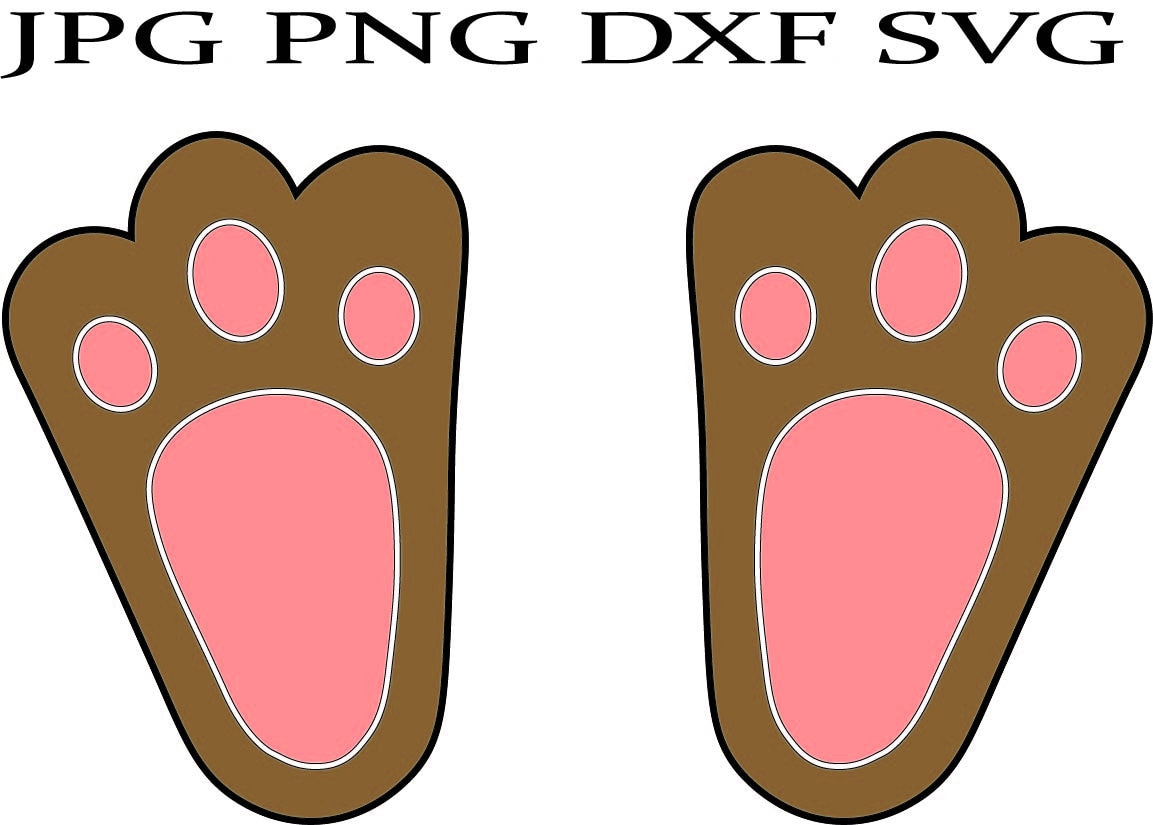 Bunny Foot Svg