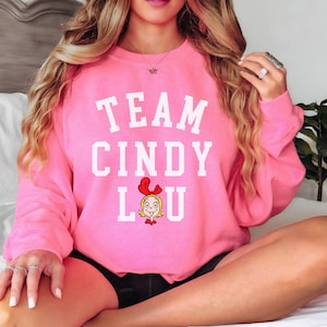 Sudadera del equipo Cindy, sudadera divertida de Navidad, camisetas navideñas a juego, sudaderas navideñas familiares, ropa de fiesta grupal