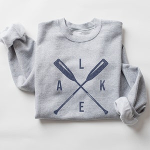 Lake Sweatshirt, Lake Crewneck Pullover, Preppy Lake Crewneck, Lake Vacation, Lake Life Sweatshirt, Lake Vibes Sweatshirt, Lake Lover Gift