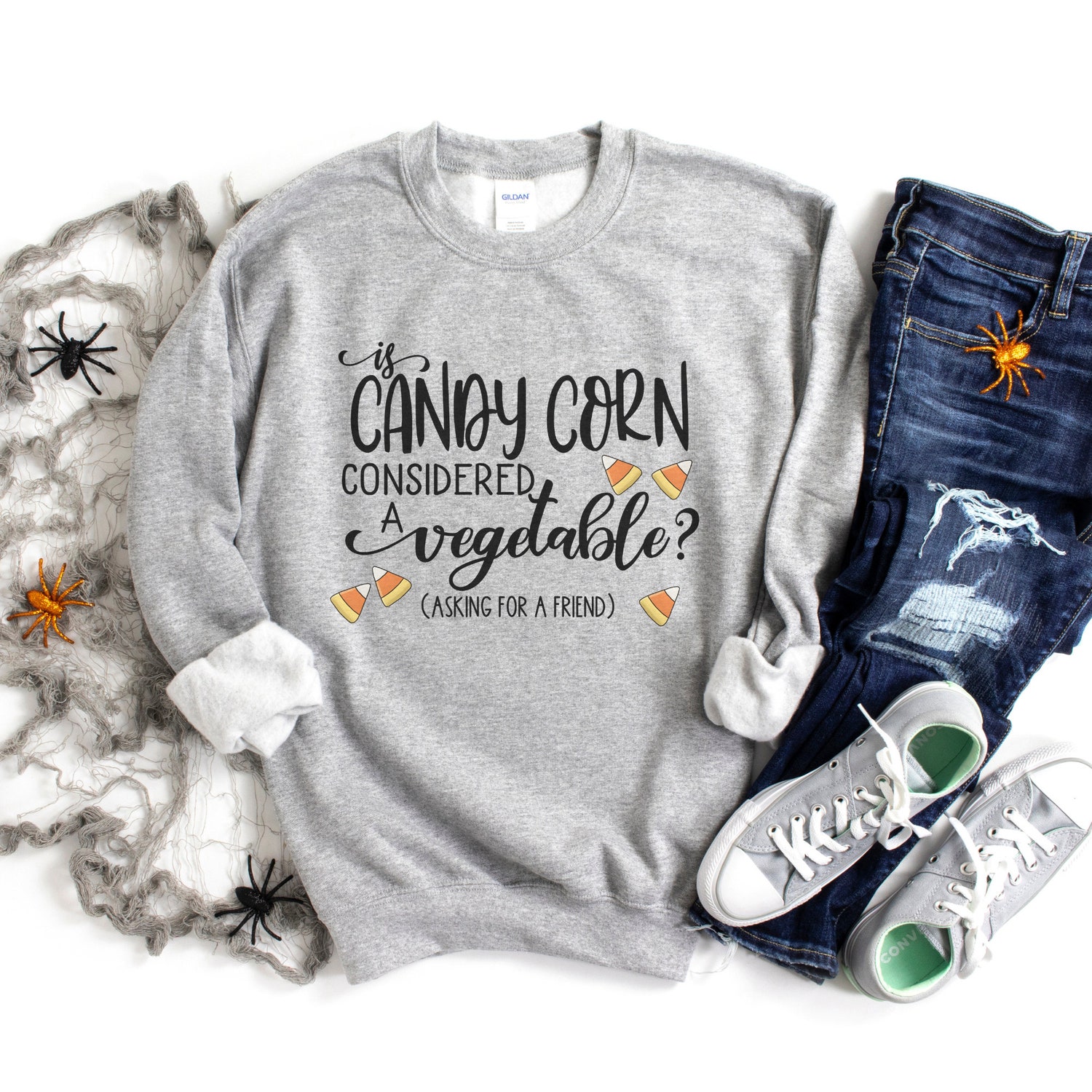 Candy Corn Sweatshirt, Funny Fall Sweatshirt, Funny Halloween Sweatshirt, Candy Corn Lover Shirt, Cute Fall Sweatshirts, Halloween Crewneck
