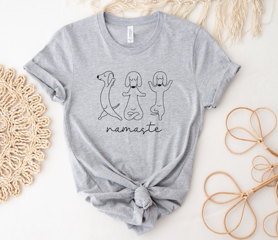 Namaste In Bed With My Dog T Shirts Funny Yoga Lover Namaste In Bed With My Dog T Shirts Funny Yoga Lover