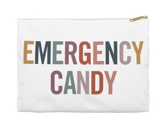 Emergency Candy Bag, Funny Travel Snack Bag, Sweet Tooth Gift Treat Bag, Snack Pouch Travel Accessories, Gifted Bags Candy Travel Pouch