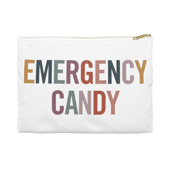 Emergency Candy Bag, Funny Travel Snack Bag, Sweet Tooth Gift Treat Bag, Snack Pouch Travel Accessories, Gifted Bags Candy Travel Pouch