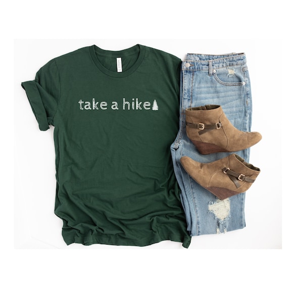 Take a Hike Shirt, Hiking T-Shirt , Hiker Gift, Adventure Tee, Camping Tee-Shirt, Unisex Hiking Tee, Outdoorsy Shirt, Nature Lover Gifted