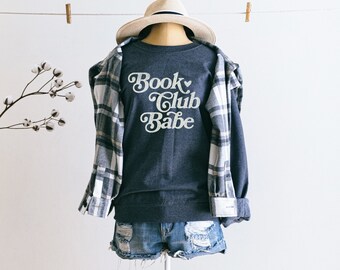 Book Club Babe Sweatshirt, Bookish Sweatshirt, Buch Liebhaber Shirt, Buch Club Shirts, Bibliothekar Geschenk, Buch Liebhaber Geschenk, Buch Nerd Shirt