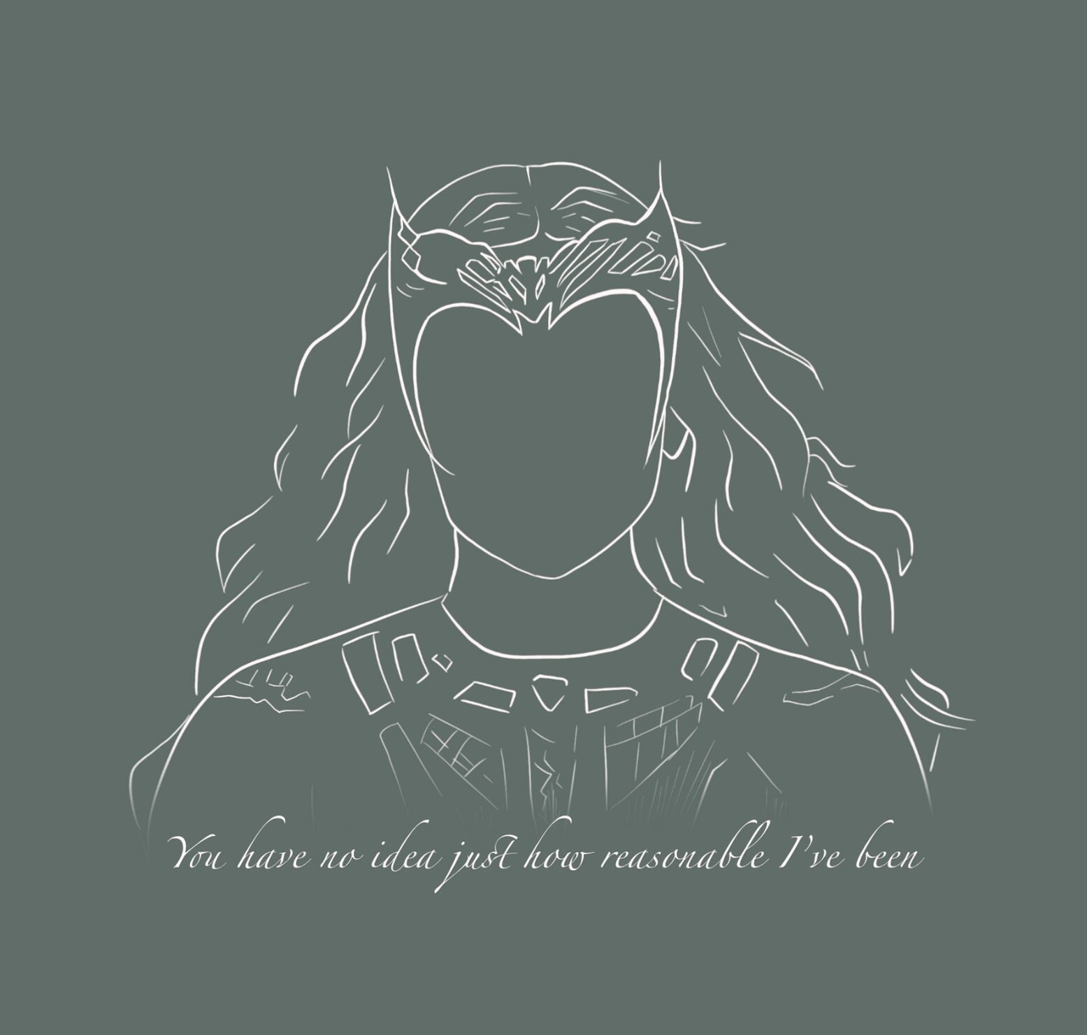 Scarlet Witch SVG Hand Drawn Scarlet Witch Image - Etsy