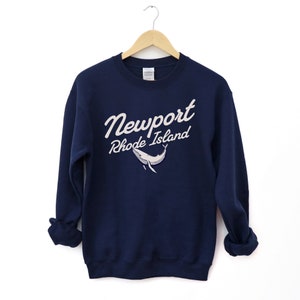 Newport Rhode Island Sweatshirt, Newport Vacation Shirt, Newport Crewneck, New England Sweatshirt, Whale Shirt, Rhode Island Souvenir