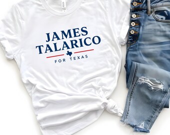 James Talarico for Texas T-Shirt | Democratic Campaign Tee, Political Shirt, Democrat Gift, Liberal T-Shirt