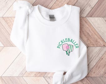 Bluza Pickleballer, Bluza Preppy Pickleball, Koszulka Pickleball dla kobiet, Uroczy i wygodny prezent sportowy, Prezent Pickleball dla niej