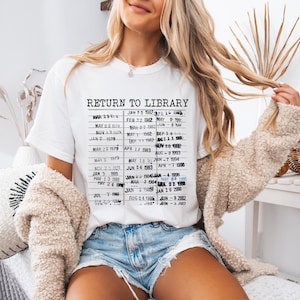 T-shirt carte bibliothèque rétro confort couleurs, t-shirt livresque style rétro vintage, amateur de livres surdoué, cadeau bibliothécaire, chemise unisexe rat de bibliothèque