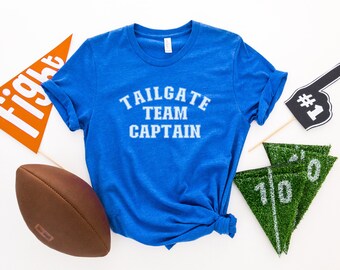 Tailgate Captain Shirt, Football Mom Shirt, Women's Tailgating Shirt, Unisex Tailgate T-Shirt, Football Season Shirt, Game Day T-Shirt