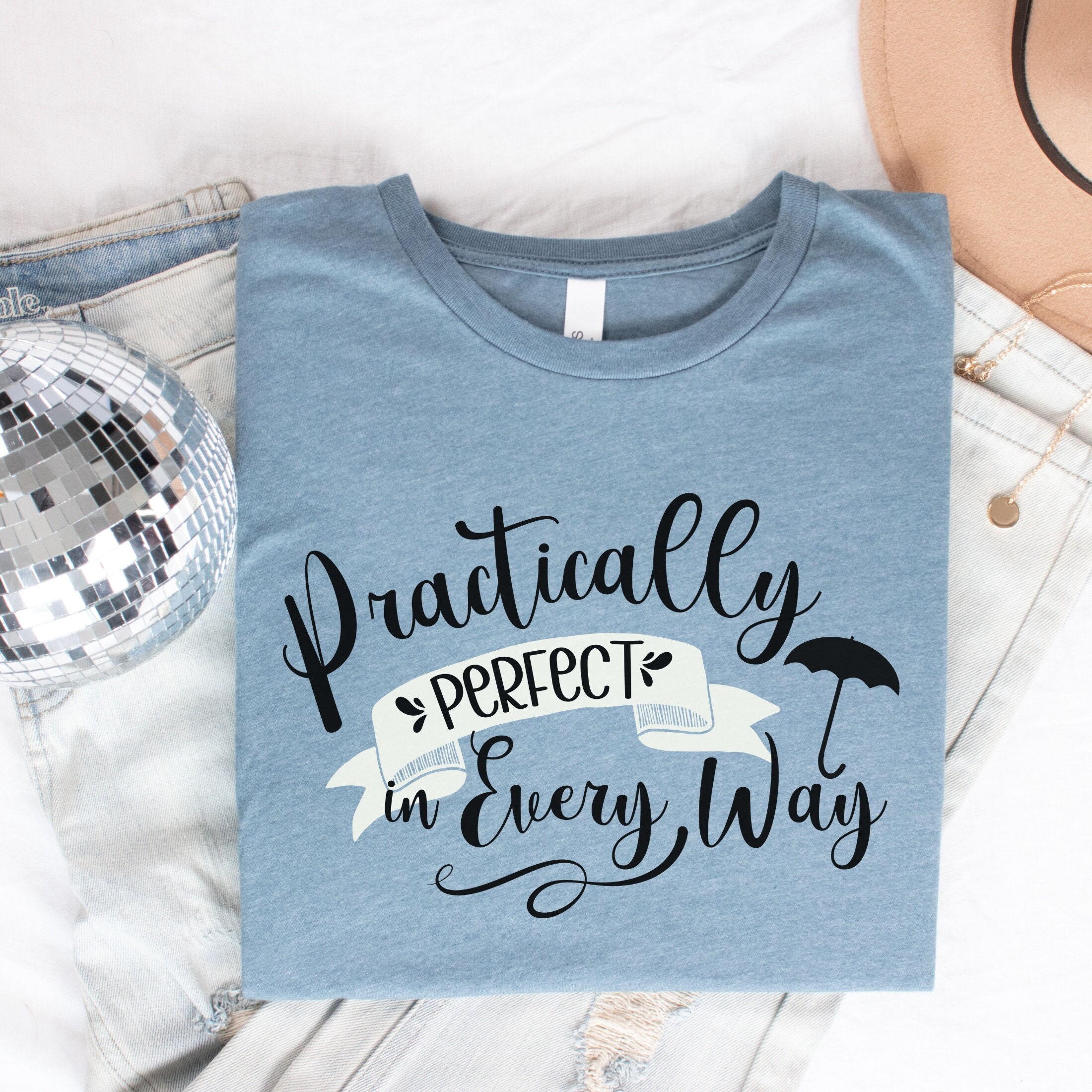 (メリー・ポピンズ) Mary Poppins オフィシャル商品 レディース Practically Perfect In Every Way トレーナー 長袖 トップス B1pppR4gVKL._CLa|2140,2000|
