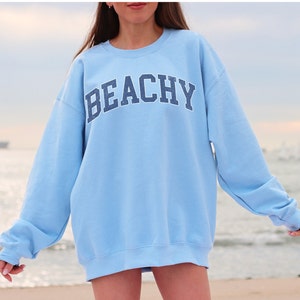Vintage Beach off the shoulder sweatshirt