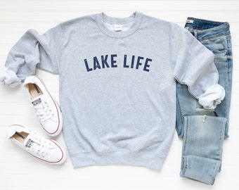 Sudadera Lake Life, Sudadera Lake Crewneck, Camiseta Lake Life, Sudadera de verano, Camiseta Lake Love, Sudadera Lake, Regalo para ella, Camiseta Lake Days