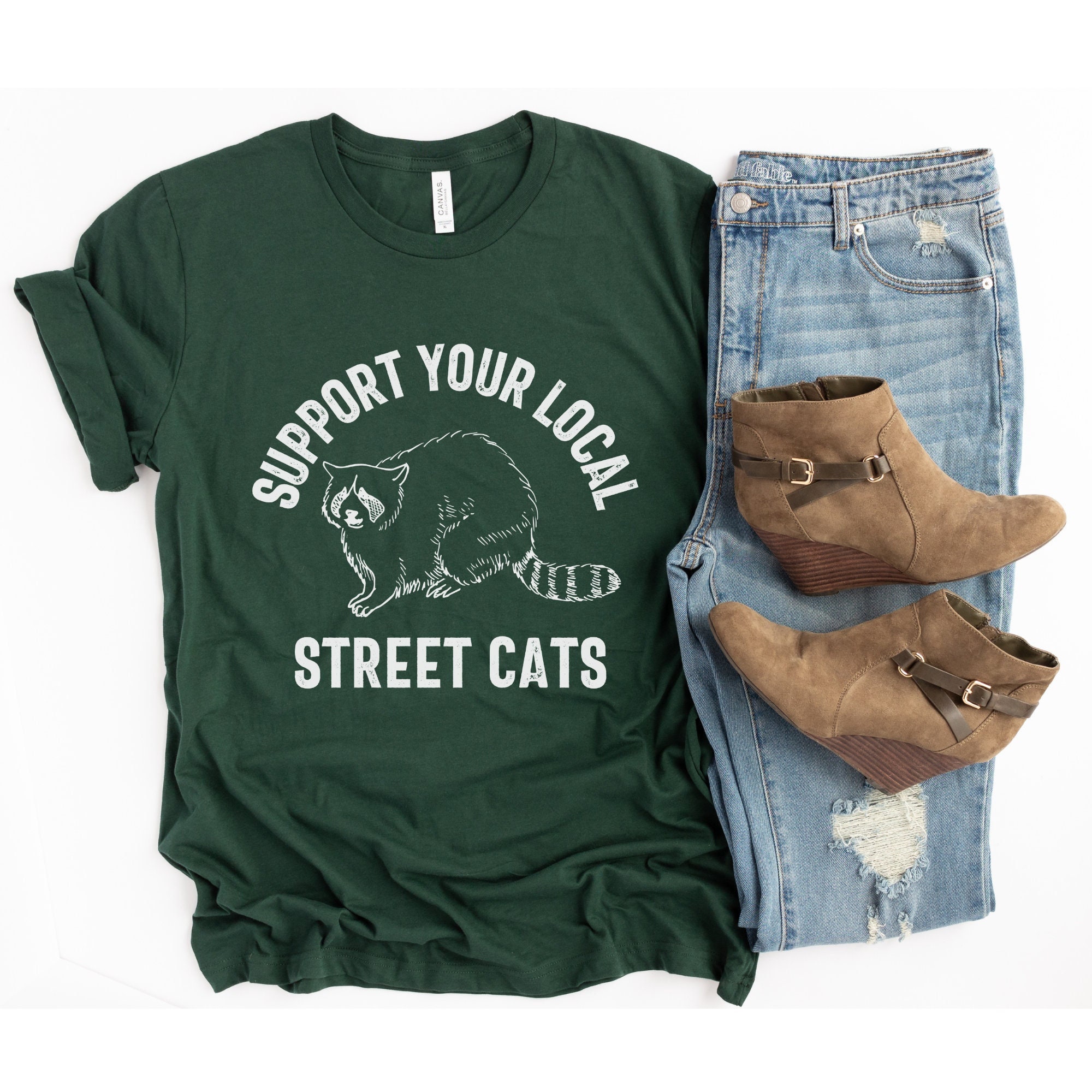 ADOPT ME, SUPPORT YOUR LOCAL STREET CAT Essential T-Shirt for