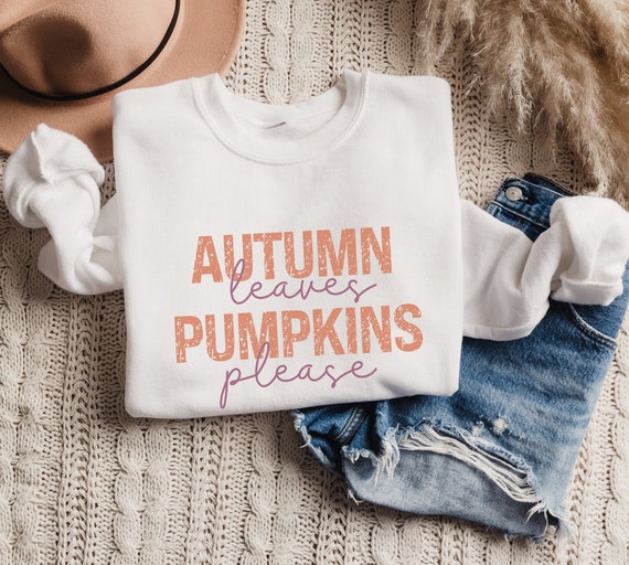 Cozy Fall Sweatshirt, Autumn Leaves Sweatshirt, Women's Fall Shirt, Pumpkin Lover Sweatshirt, Halloween Sweatshirt, Thanksgiving Sweater