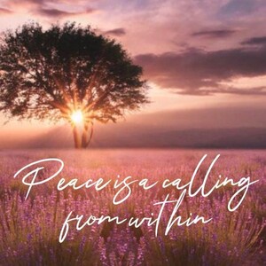 Peace is a Calling from Within