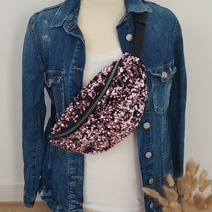 Sac banane à sequins