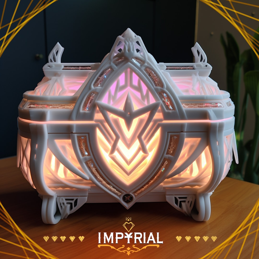 Luxury Jewelry Treasure Chest Case Rings Crystals Etsy