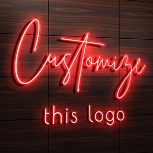 Custom Logo Neon Sign, Personalized Gifts, Wedding Signs, Name Signs, Led Neon Lights, Neon Signs, Neon Sign bar