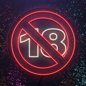 Letrero de neón para 18 cumpleaños, decoración para fiesta de cumpleaños con emojis para mayores de 18 años, luz de neón LED personalizada, decoración para fiestas