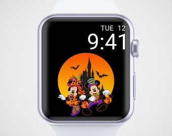 Halloween Mickey Mouse Apple Watch Wallpaper, Fall Smartwatch