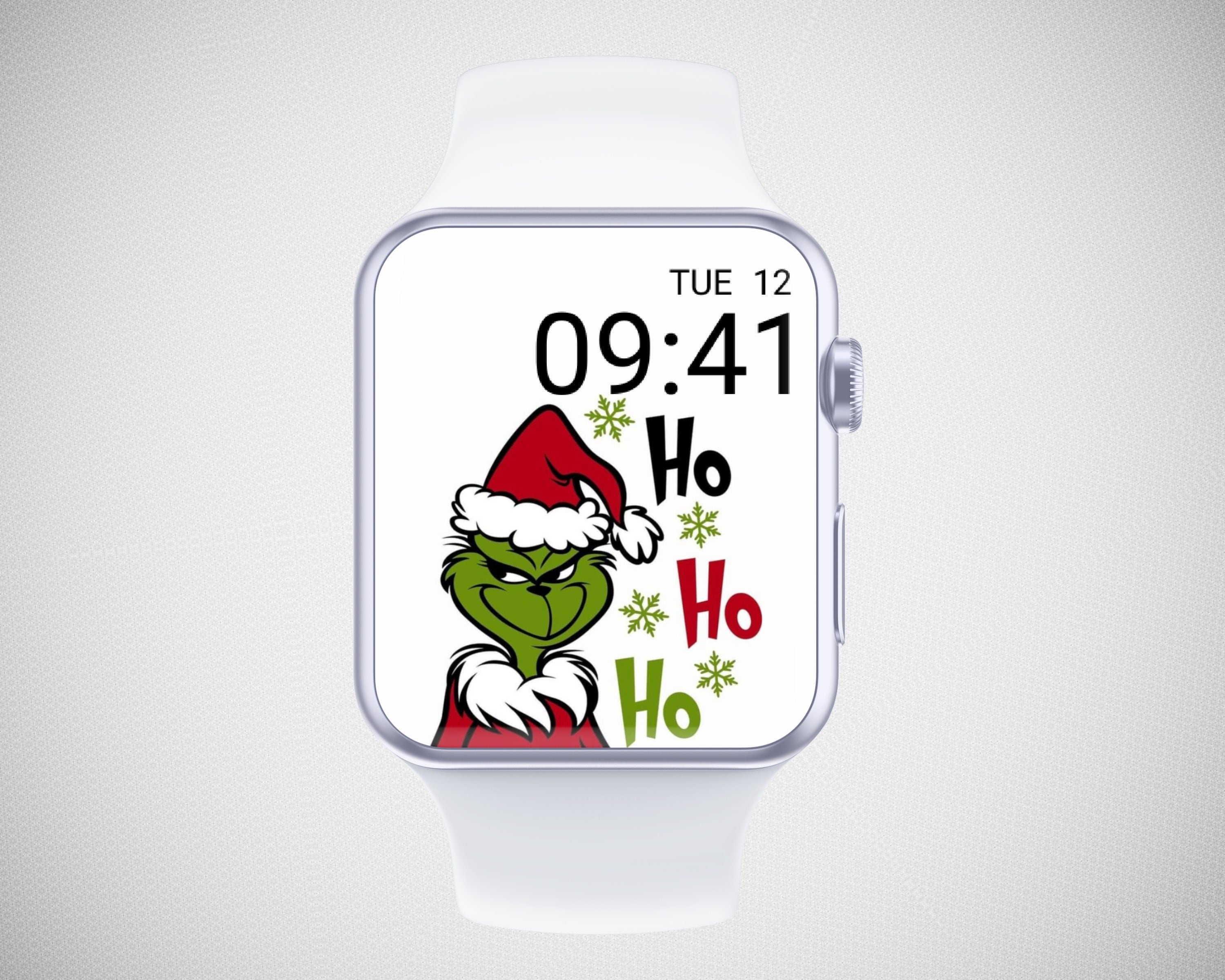 Grinch Apple Watch Wallpaper Festive Smartwatch Background