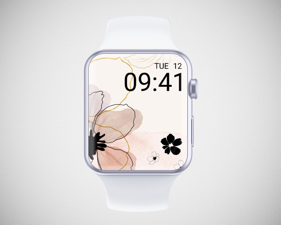 Apple Watch Wallpaper, Smartwatch Background, Digital Watch Face