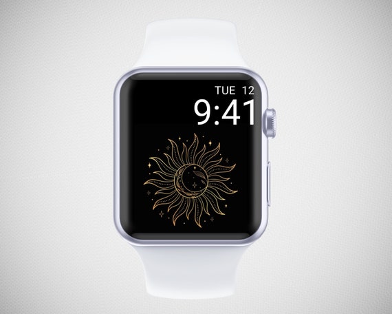 Fondo de pantalla celestial de Apple Watch esfera del reloj lunar