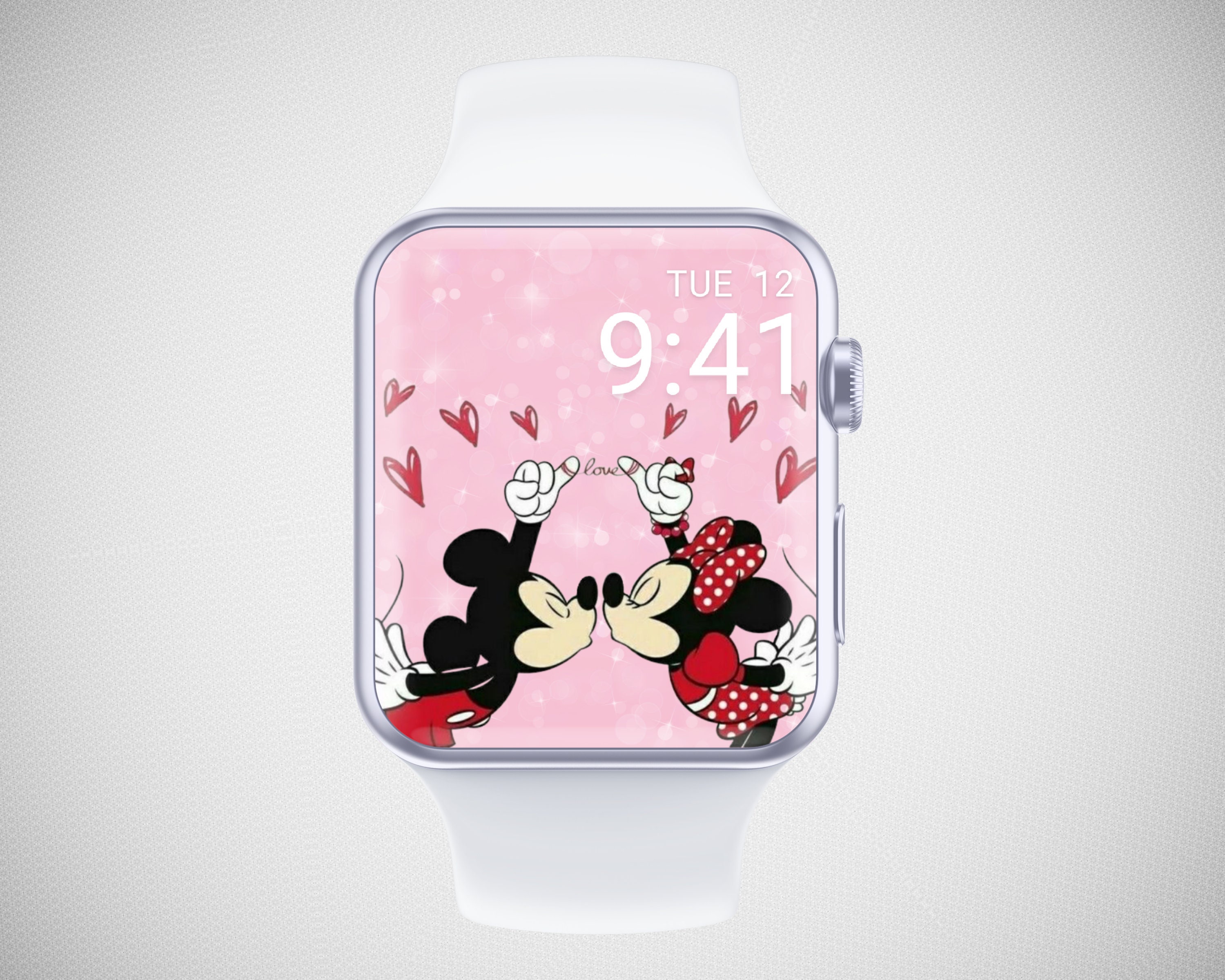 minnie mouse and mickey mouse in love wallpaper