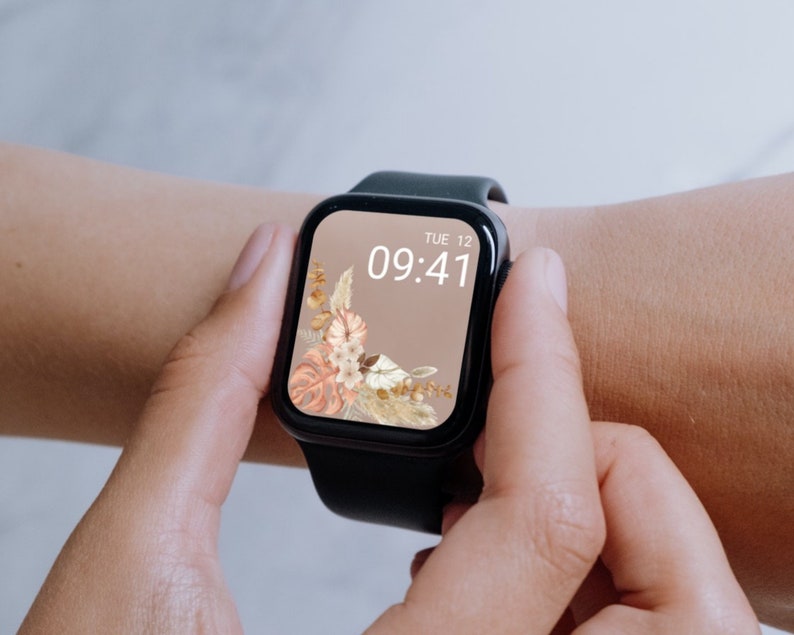 Apple Watch Wallpaper Smartwatch Background Digital Watch - Etsy