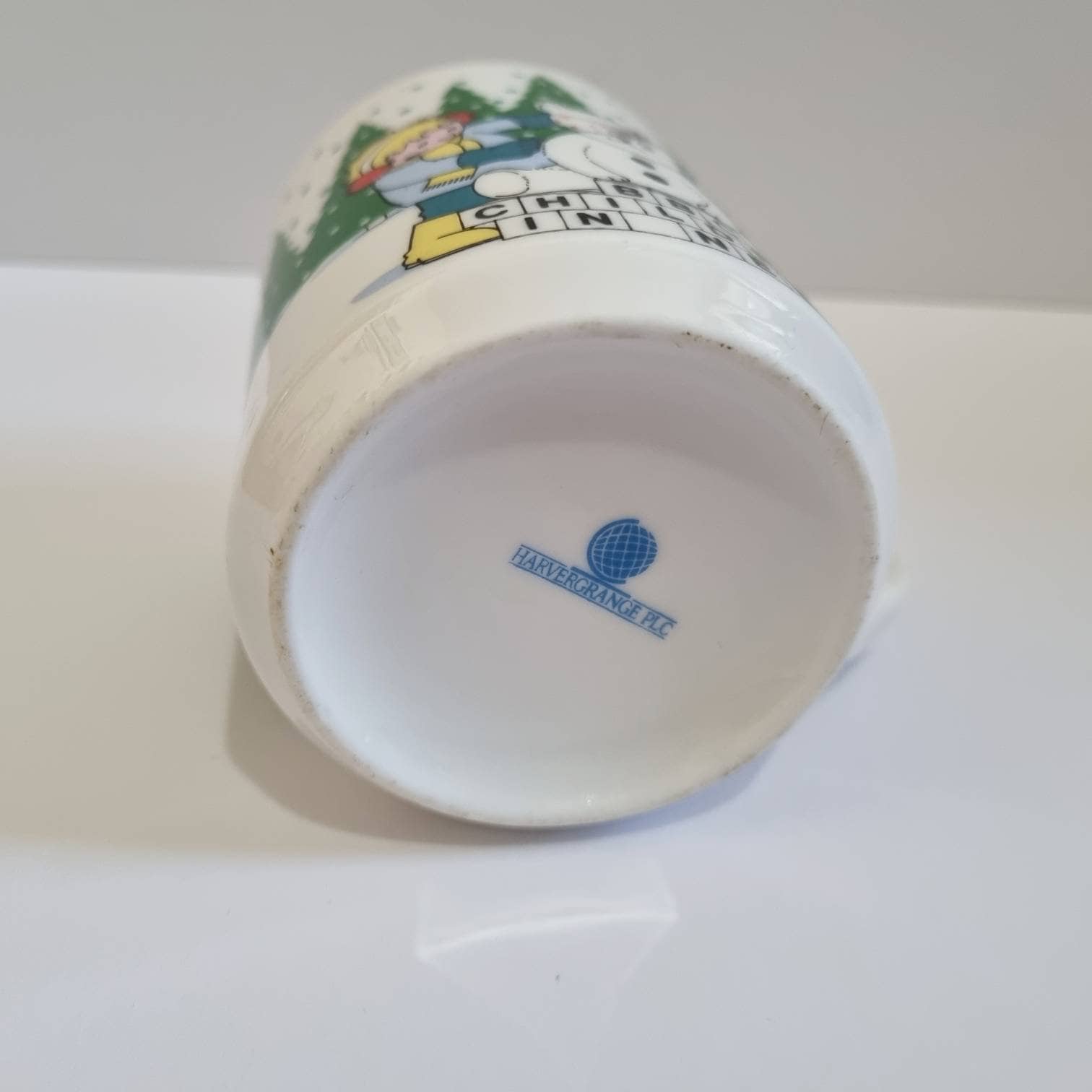 Children in Need Pudsey Bear Christmas Coffee Mug Tea Cup 1986 80s