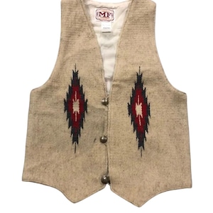 Vintage Chimayo Ortega Vest - Etsy