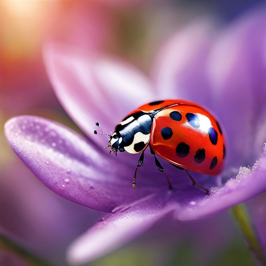 Ladybug Elegance Full Drill DIY Diamond Painting Kit