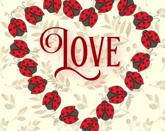 Ladybug Love Full Drill DIY Diamond Painting Kit