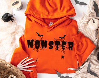 Halloween Matching Couples Hoodies, Momster and Dadcula Hoodies, Halloween Gift for Couples, Mom and Dad Halloween Hoodies, Family Hoodies
