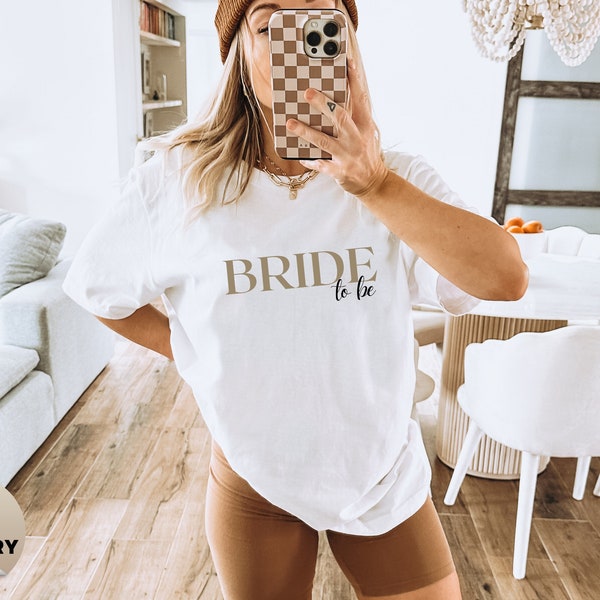 Übergroßes Braut, um Shirt für Frau zu sein, niedliches JGA Braut & Crew T-Shirt, Hochzeitsgeschenk für Bräute, Bachelorette Party Tshirt, Verlobung T-Shirt